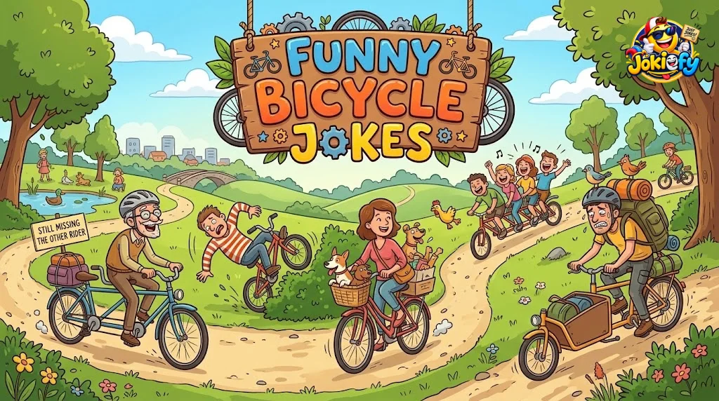 Funny Bicycle Jokes + Jokes Generator