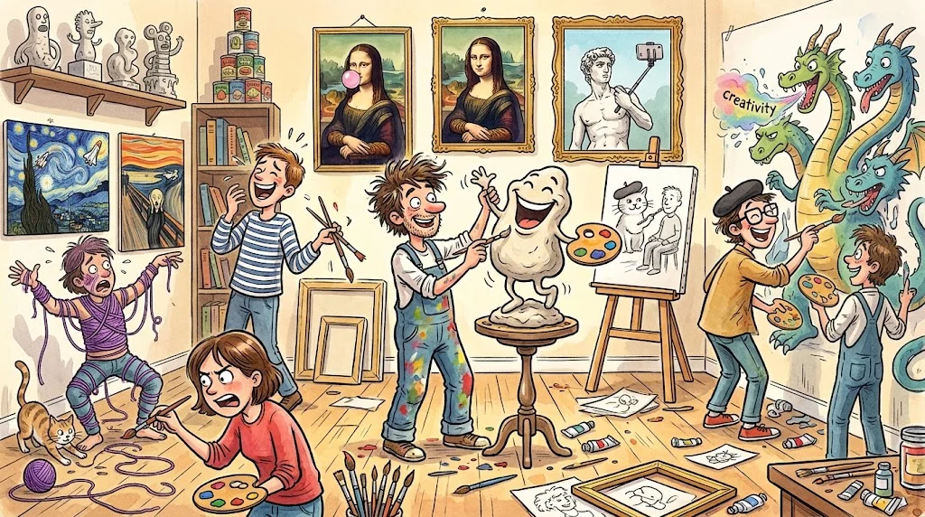 Hilarious Art Jokes + Jokes Generator