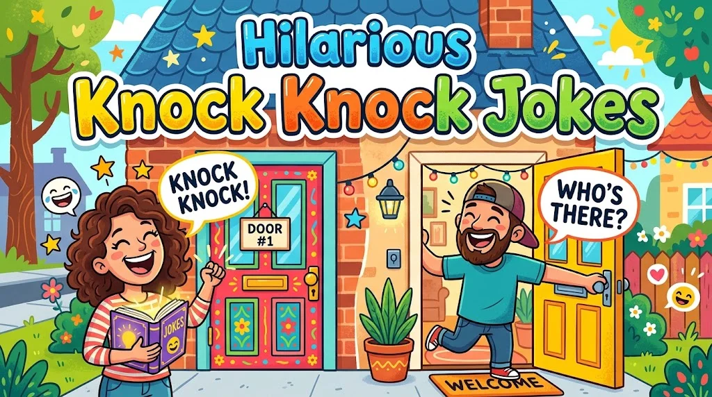 Hilarious Knock Knock Jokes + Jokes Generator