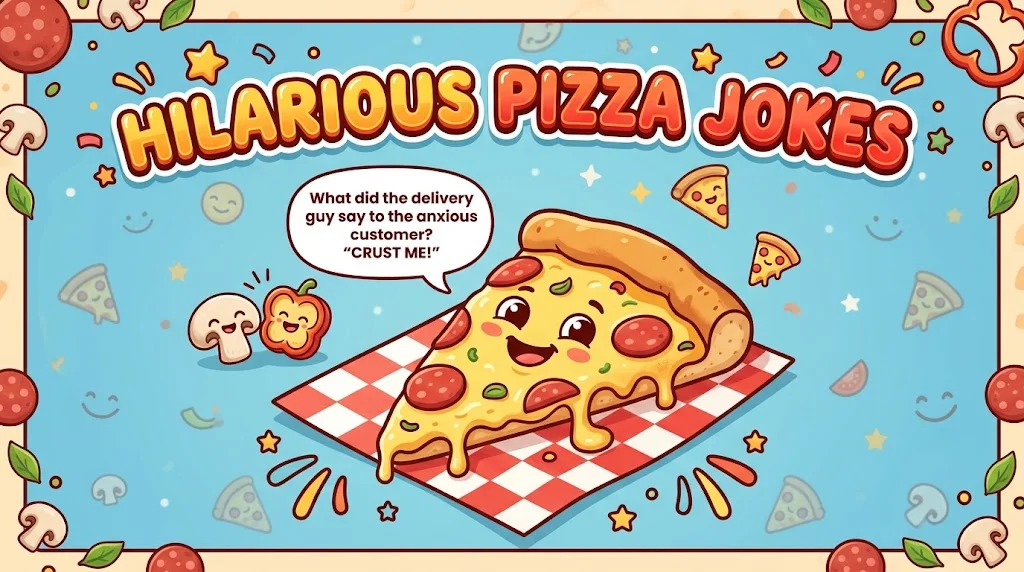 Hilarious Pizza Jokes + Jokes Generator