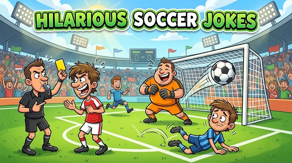 Hilarious Soccer Jokes + Jokes Generator