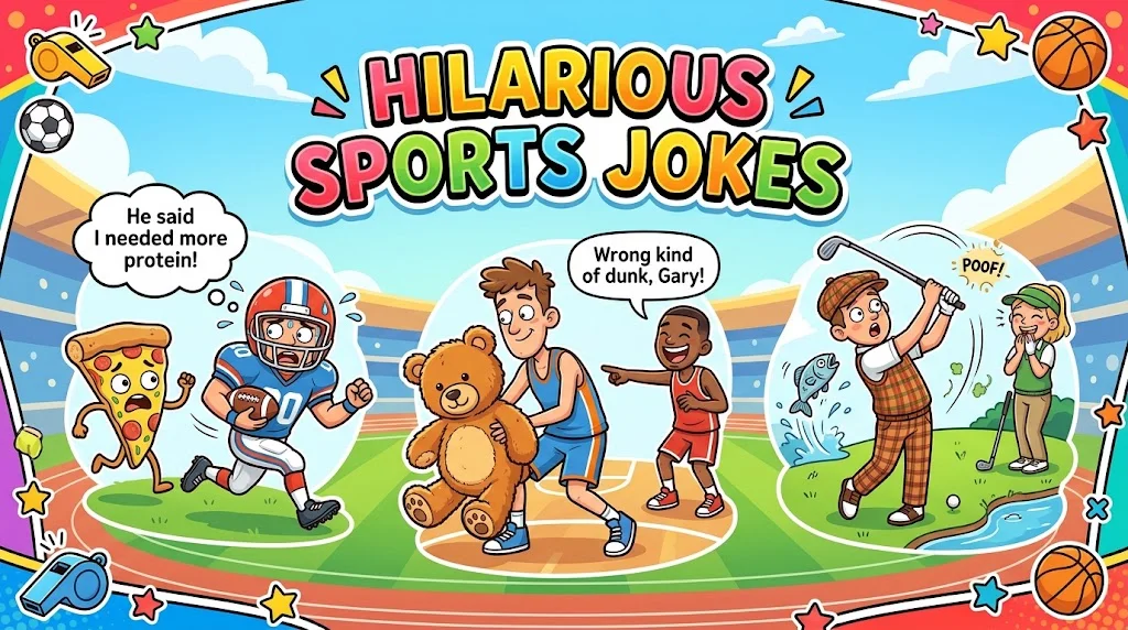 Hilarious Sports Jokes Generator