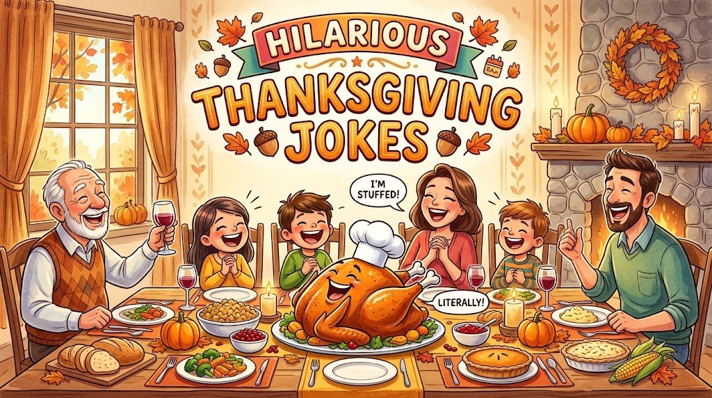 Hilarious Thanksgiving Jokes + Generator