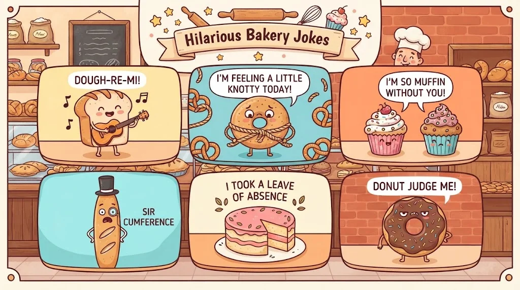 Hilarious Bakery Jokes + Jokes Generator