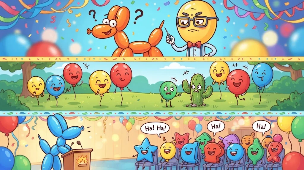 Hilarious Balloon Jokes + Joke Generator
