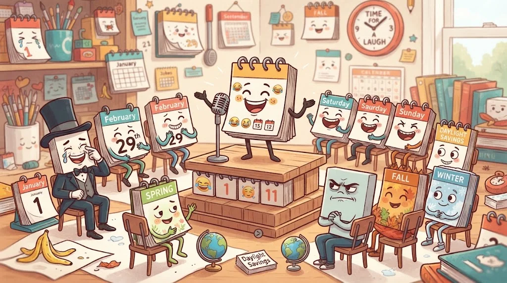 Hilarious Calendar Jokes + Jokes Generator